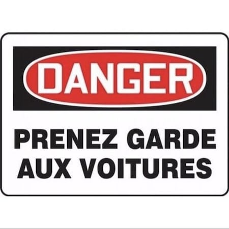 Accuform OSHA WARNING SAFETY SIGN CHOCK FRMTKC302VS FRMTKC302VS